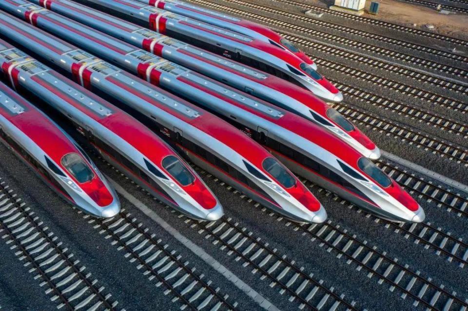 ?雅萬高鐵動車組。中國中車供圖。